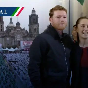 Canelo y Sheinbaum anuncian clase masiva de box en México