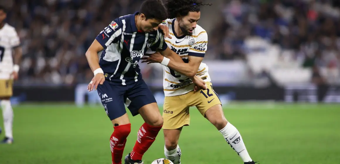 En cerrado partido; los Rayados tienen mínima ventaja ante los Pumas