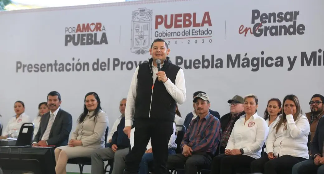 Desde Acatzingo, Alejandro Armenta presenta “Proyecto Puebla mágica y milenaria”