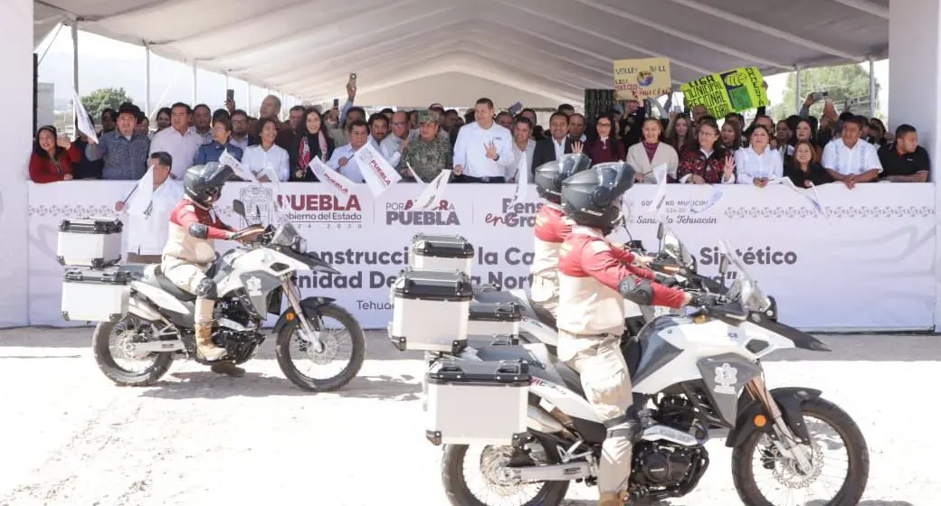 Armenta consolida mejoras en seguridad con el ayuntamiento de Tehuacán