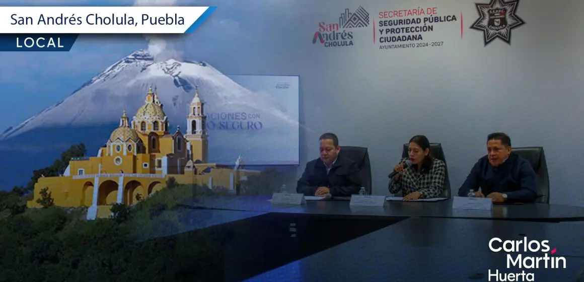 Anuncia programa para vacaciones seguras en San Andrés Cholula