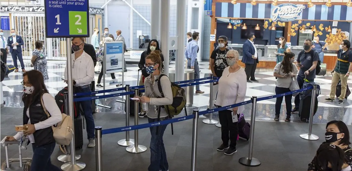 En un solo día, aeropuertos de Estados Unidos registran más de 3 millones de viajeros