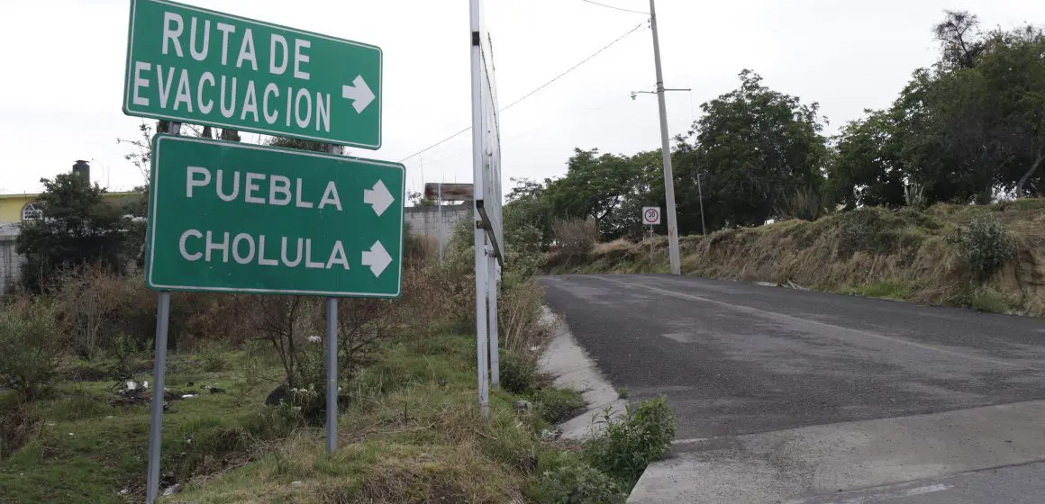 Protección Civil supervisa rutas de evacuación del volcán Popocatépetl