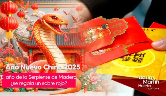 ¡Feliz Año Nuevo Chino 2025! Bienvenido Año de la Serpiente de Madera