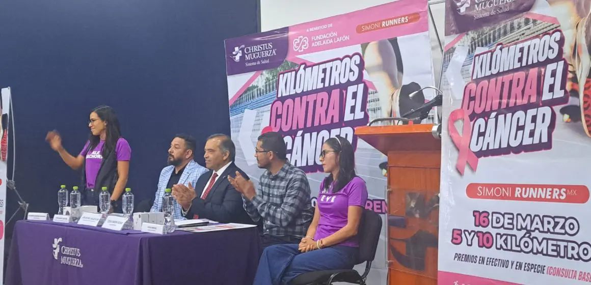 Hospital Christus Muguerza presenta su carrera “Kilómetros contra el Cáncer”