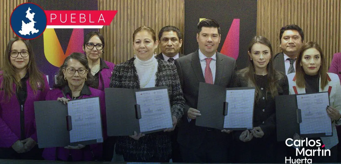 Congreso de Puebla y UVP firman convenio para impulsar la educación