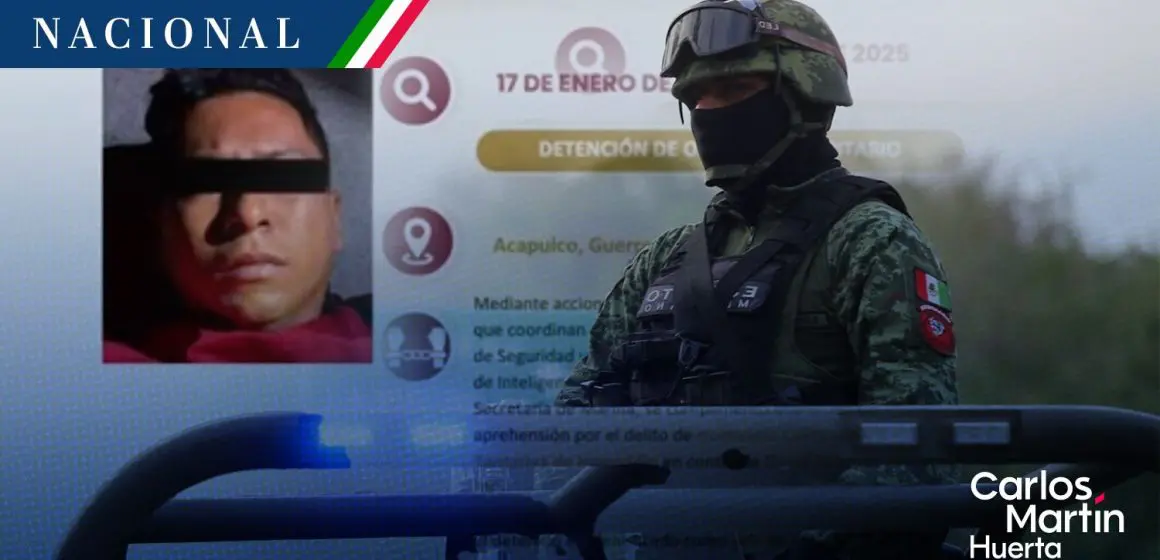 Detiene a presunto autor de multihomicidio en Tres Palos, Acapulco