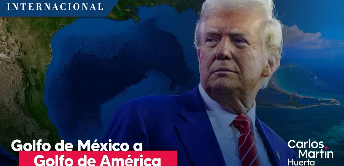 Trump amenaza con cambiar el nombre de Golfo de México a ‘Golfo de América’