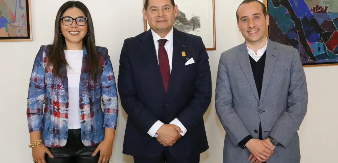 Armenta se reúne con nueva dirigencia del PAN en Puebla