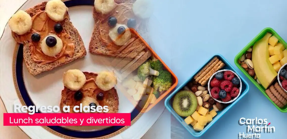 Lunch saludables y divertidos para regreso a clases