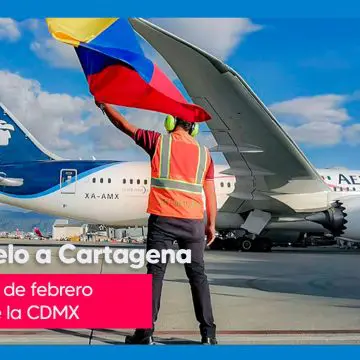 ¡Aeroméxico aterriza en Cartagena! Nueva ruta para conectar México y Colombia