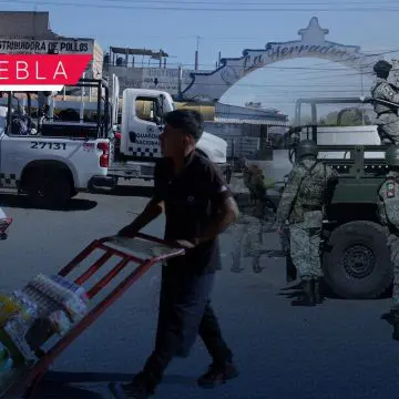 Despliegan operativo en la Central de Abasto Puebla
