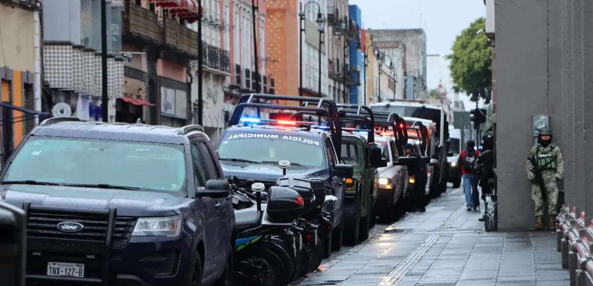 Con operativos de seguridad se mantiene gobernabilidad en la ciudad de Puebla