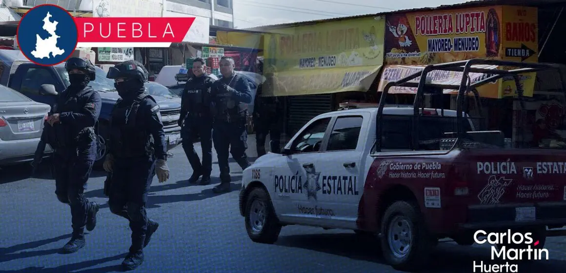 Refuerzan seguridad en la Central de Abasto de Puebla; continúan operativos