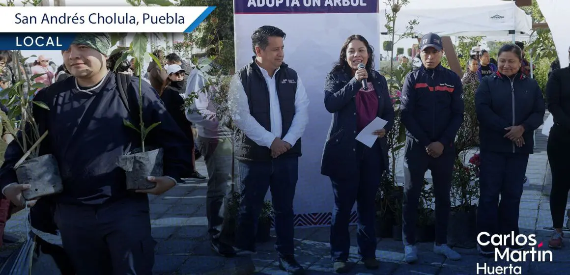 San Andrés Cholula impulsa la reforestación con la campaña “Adopta un árbol”