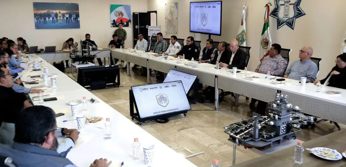 Suma esfuerzos Gobierno de Puebla con empresarios en materia de seguridad