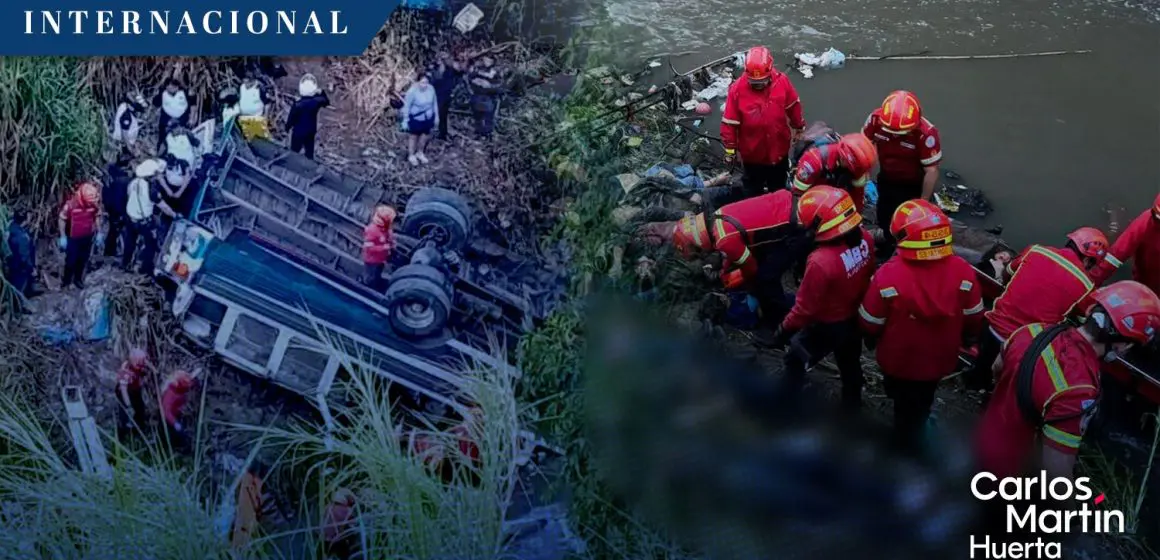 Un mexicano entre las víctimas del accidente de autobús en Guatemala