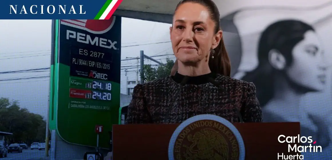 Claudia Sheinbaum busca estabilizar el precio de la gasolina en 24 pesos por litro