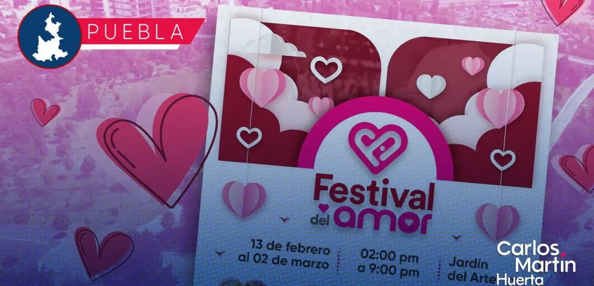 Festival del Amor en Puebla: Globos aerostáticos, cine, bodas exprés y más en el Parque del Arte