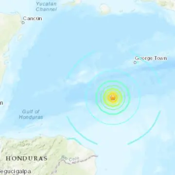 Sismo magnitud 7.6 se registra en Islas Caimán