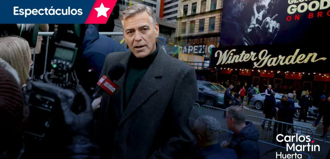 George Clooney debutará en Broadway con Good Night and Good Luck