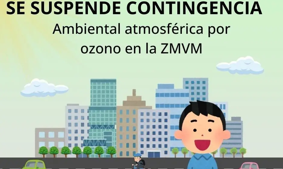 Se suspende la contingencia ambiental en el Valle de México