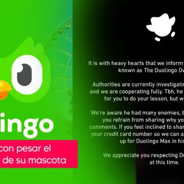 Duolingo anuncia la muerte de su icónico búho verde; por estar “esperando a que hicieras tu lección” 