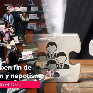 Senado aprueba reforma para prohibir reelección y nepotismo, hasta 2030