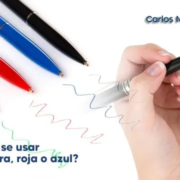 ¿Azul, negra o roja? El color de tinta perfecto para cada ocasión