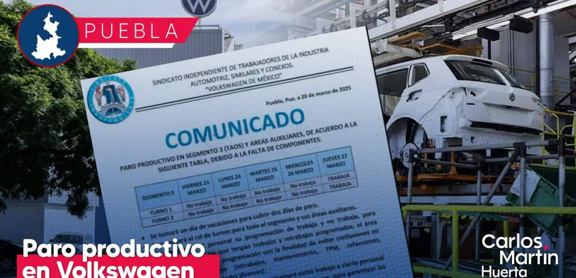 Segmento 3 de Volkswagen detiene producción de Taos por 4 días