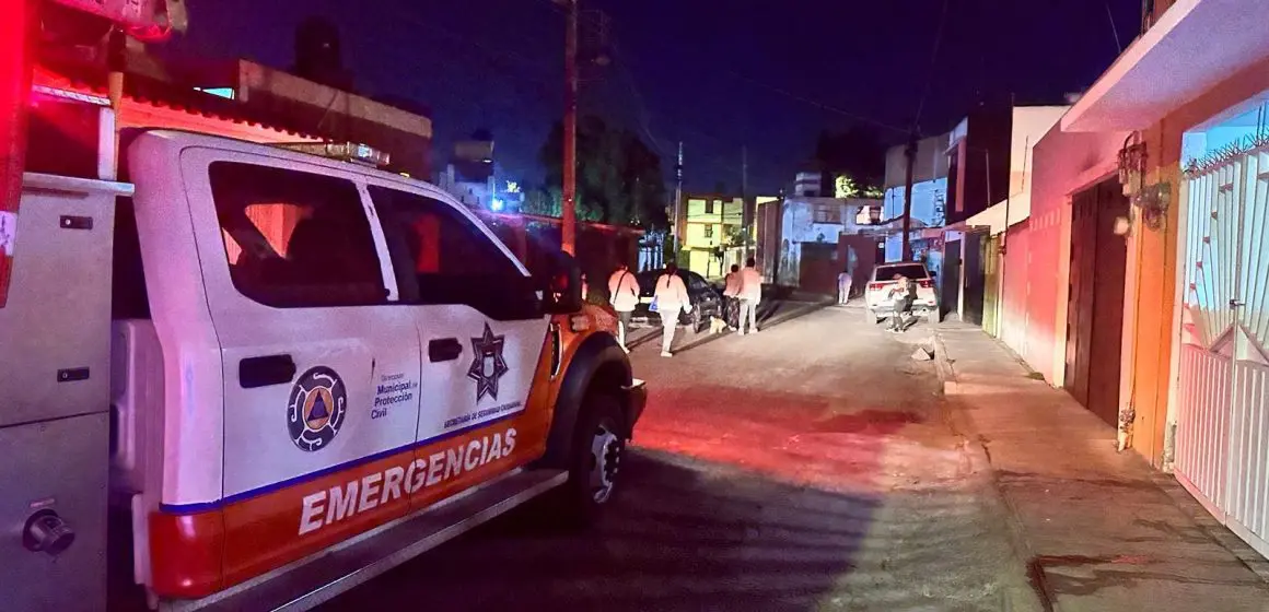 Fuga de gas e incendio en Amalucan: Vecinos alarmados y autoridades en alerta*