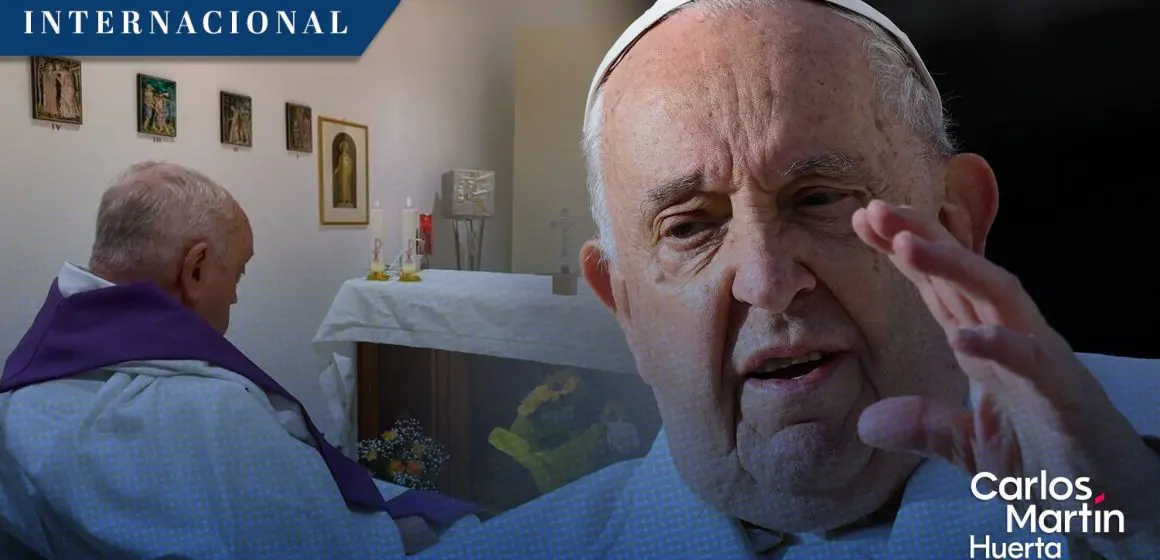 Papa Francisco con ligeras mejorías en su quinta semana de hospitalización