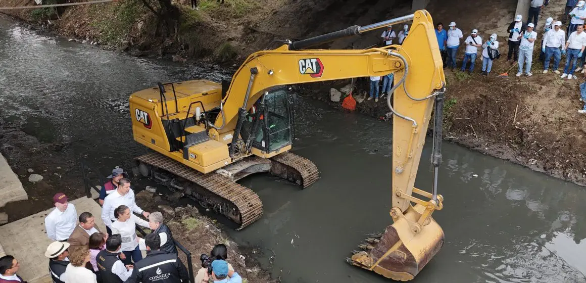 Sheinbaum inicia rescate el río Atoyac