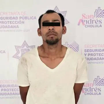 Policía de San Andrés Cholula detiene a probable responsable de delitos contra la salud