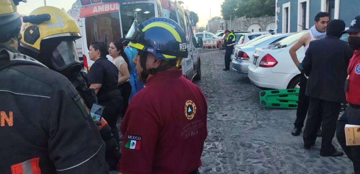 Fuga de gases tóxicos en hotel Casa Azul deja varios lesionados en Puebla