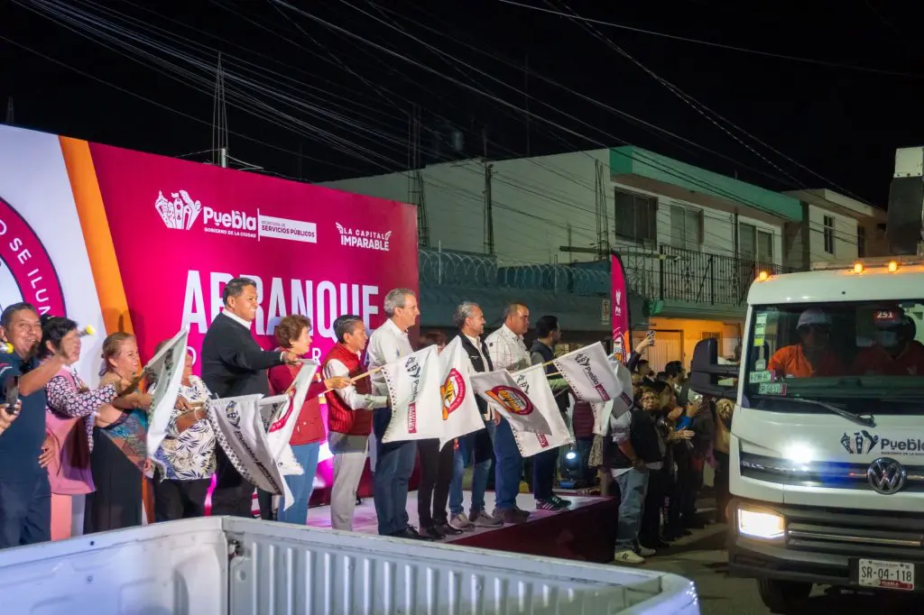 "Puebla Brilla"; modernizarán 49 mil luminarias con tecnología LED 1 luminaria puebla 4 1