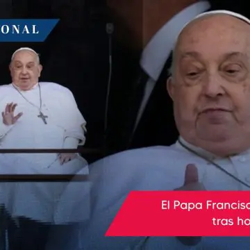 Papa Francisco abandona el hospital; reaparece en público