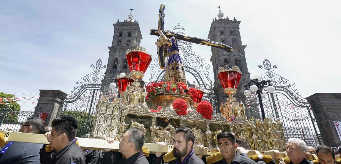 Procesión de Viernes Santo en Puebla espera superar los 160 mil asistentes