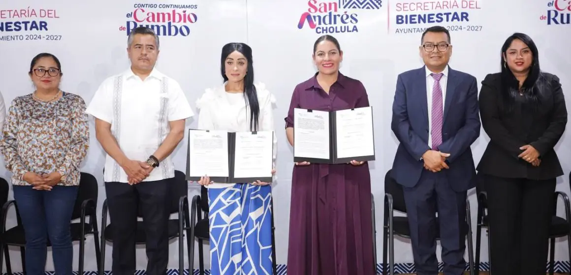 San Andrés Cholula y la CDH Puebla firman convenio para fortalecer los derechos humanos