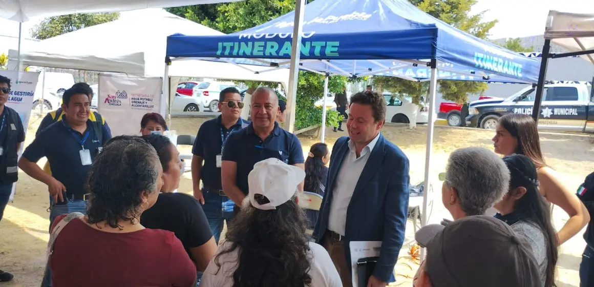 Agua de Puebla se reúne con representantes de la Delegación Atlixcáyotl y San Andrés Cholula