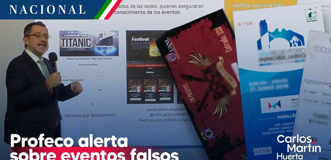 Profeco alerta sobre eventos falsos en redes sociales