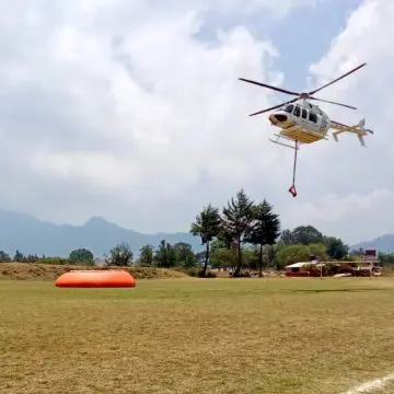 Jilotzingo: Incendio controlado al 80% bajo supervisión aérea en Puebla