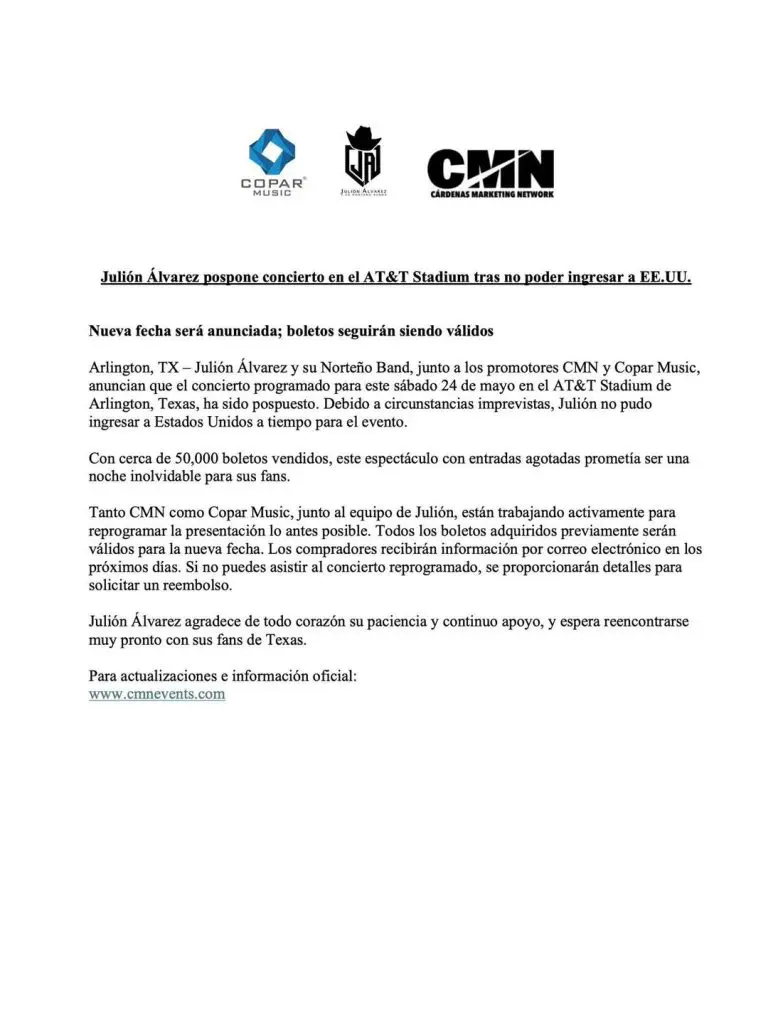 ¿Por qué Julión Álvarez no puede entrar a EE.UU.?; Visa cancelada y concierto pospuesto 1 499923746 618027034626022 4988984366624926228 n