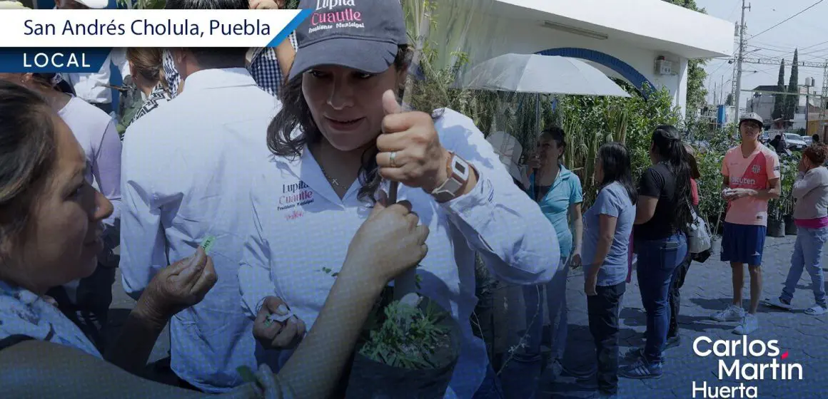 San Andrés Cholula impulsa conciencia ambiental con la campaña “Adopta un Árbol”