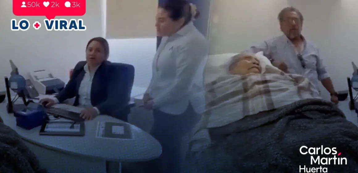 Mujer de 96 años acude en camilla al banco para cobrar su pensión en Oaxaca  