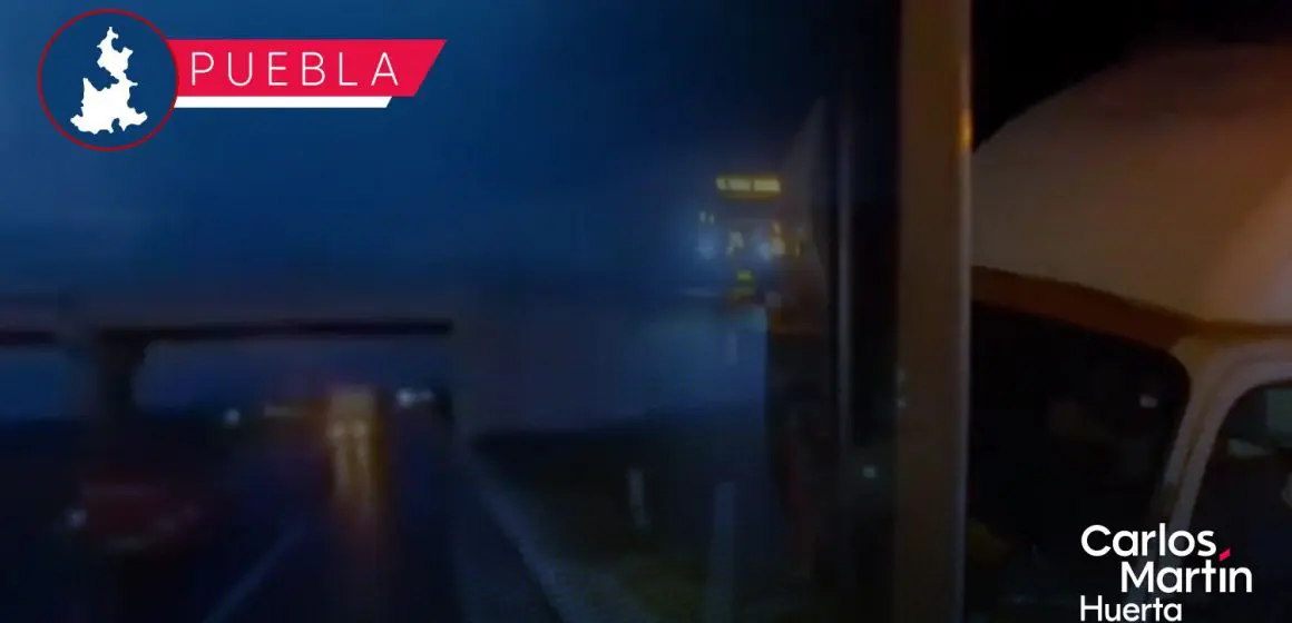 Asaltan a tráilers y vehículos en la autopista Puebla-Orizaba