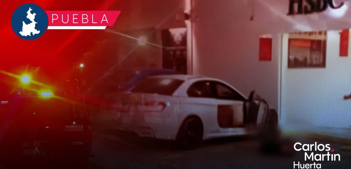 Joven es baleado afuera de un banco en Santa Cruz Buenavista; está grave