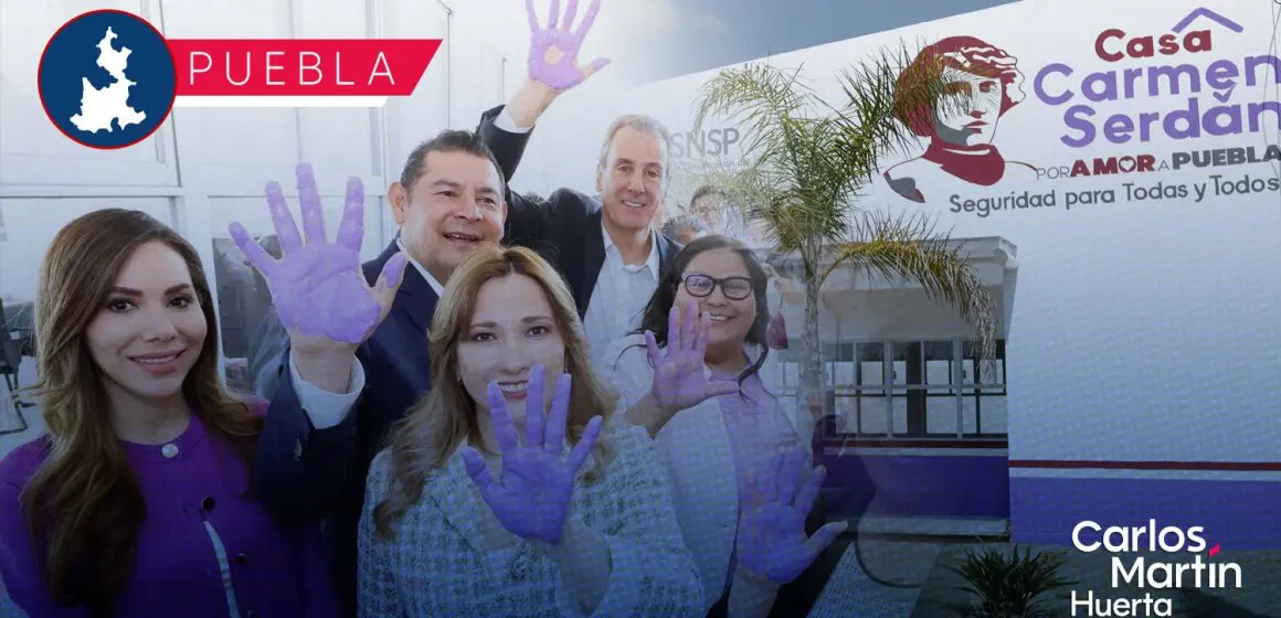 Casas Carmen Serdán son Centros Libres de Violencia para la disminución de feminicidios en Puebla