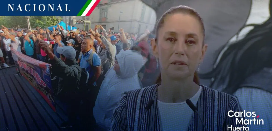 “Hay diálogo permanente con la CNTE”: Sheinbaum tras bloqueo en Palacio Nacional
