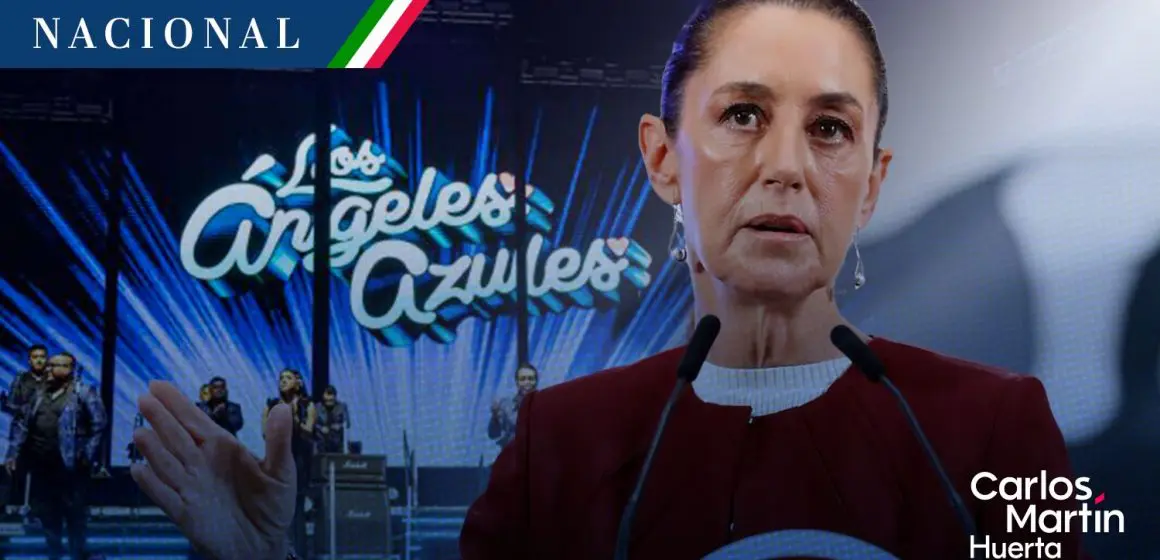 Se investiga robo a Los Ángeles Azules para dar con los responsables: Sheinbaum